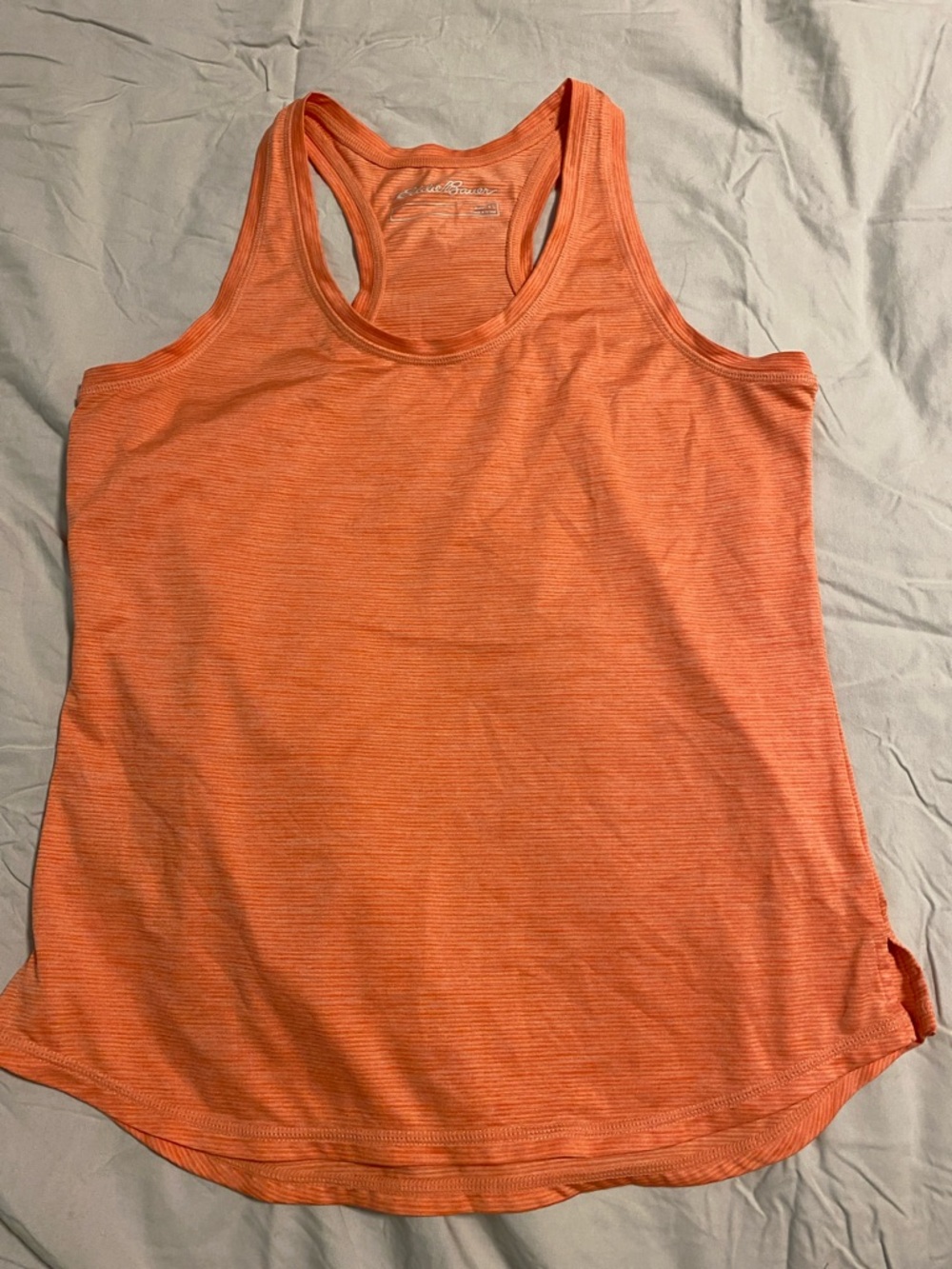 Eddie Bauer Orange Heather Racerback Tank